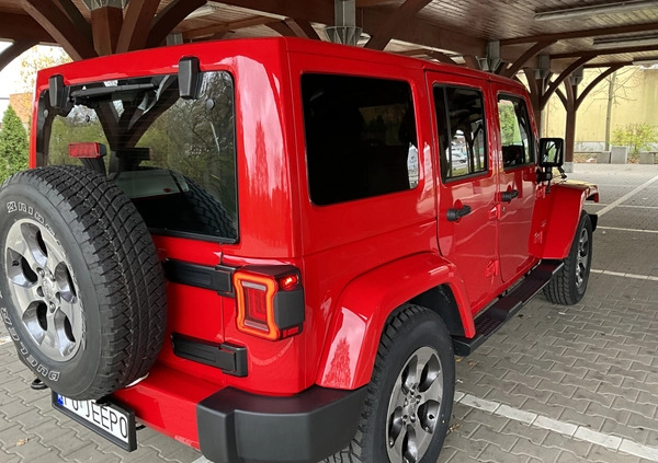 Jeep Wrangler cena 119000 przebieg: 72000, rok produkcji 2016 z Poznań małe 742